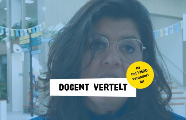 Thumbnail van een docent die vertelt over wat er na het vmbo veranderd